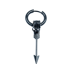 Arrowhead Dangle Hoop Earrings for Guys and Men