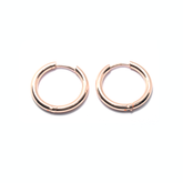Small Rose Gold Hoop Earrings