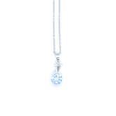 Pendant with White Gem & A Triangle