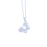 Flying Butterfly Pendant with White Pearl