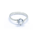 Circle crystal Silver Elegance Ring
