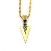 Golden Arrow Men's Triangle Chain
