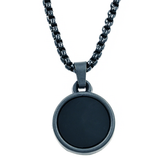 Super Stylish Black Pendant for Men with Ultra Cool Black Chain