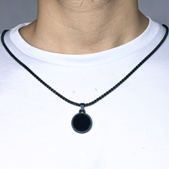 Super Stylish Black Pendant for Men with Ultra Cool Black Chain
