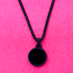 Super Stylish Black Pendant for Men with Ultra Cool Black Chain