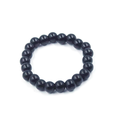 Plain Black Lava Stone Bracelet