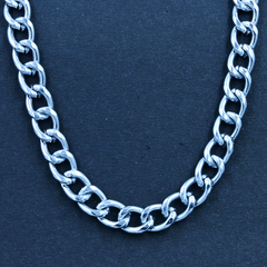 Extra Tough and Heavy Silver-Colored Mens Chain Pendant