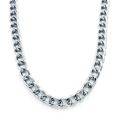Extra Tough and Heavy Silver-Colored Mens Chain Pendant