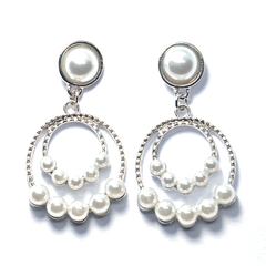 Pearl Jhumka Earrings Charming Drop Pearl Earrings