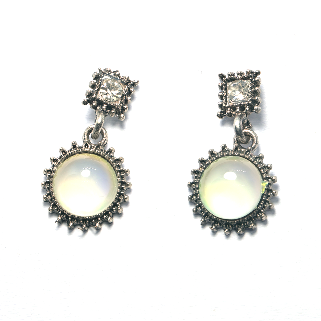 Sunshine Earrings with Creamy Shimmer