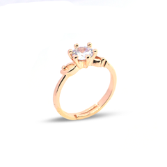 Oval Design Rose Gold Ring