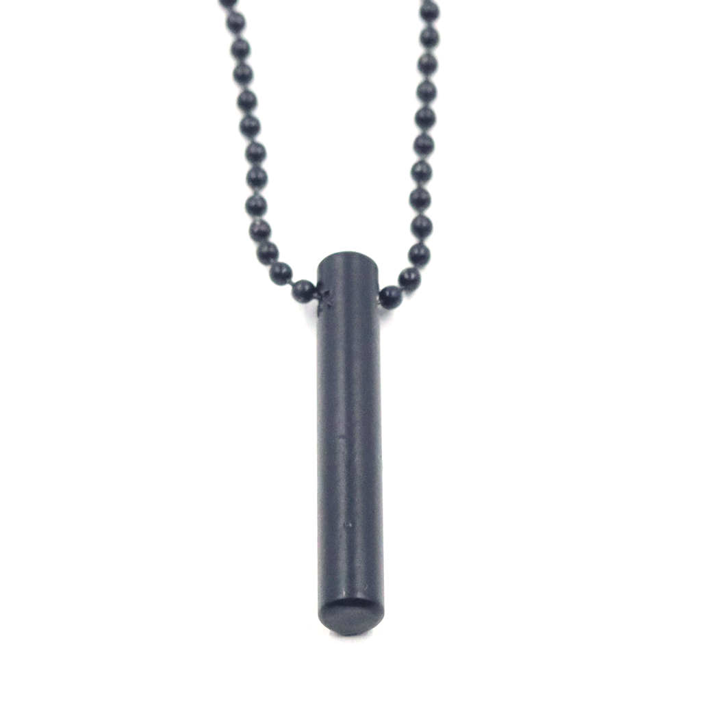 Black Cylinder Stylish Chain for Men