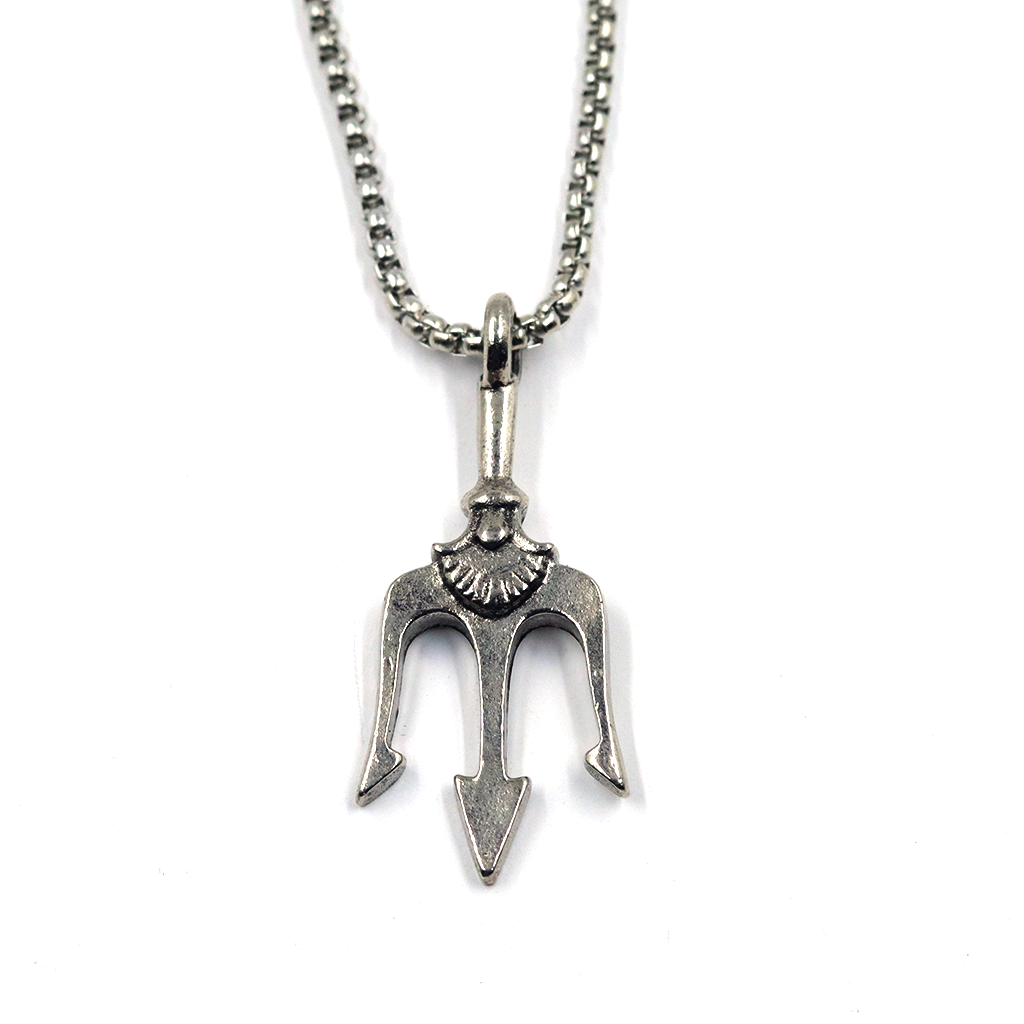 Silver Trishul Stylish Chain for Men – Anisa