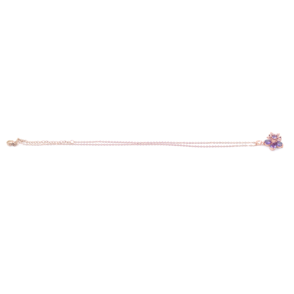 Lavender Star Flower Pendant