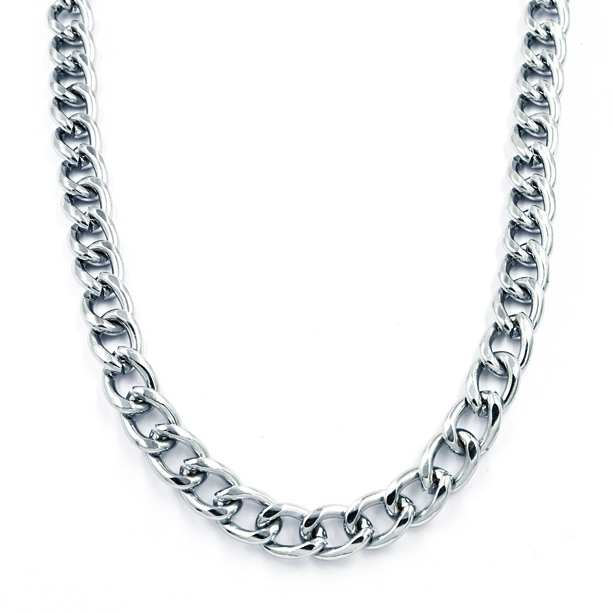 Extra Tough and Heavy Silver-Colored Mens Chain Pendant